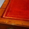 Edwardian mahogany pedestal desk 153cms wide gilt tooling