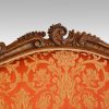 Edwardian walnut French seat cresting