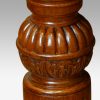 Edwardian walnut extending dining table bulbous