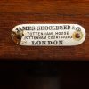 Edwardian walnut extending dining table label