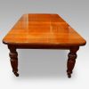 Edwardian walnut extending dining table length