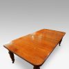 Edwardian walnut extending dining table top