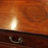 George III mahogany bureau fall detail