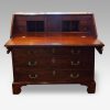 George III mahogany bureau interior