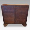 George III mahogany bureau rear