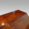 George III mahogany bureau top edge