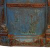 Indian carved teak doors with original paint moulding