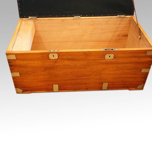 Large Victorian camphorwood ottoman interior