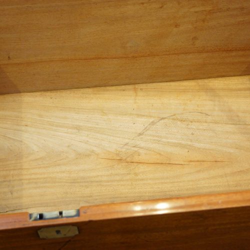 Large Victorian camphorwood ottoman interior base