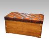 Large Victorian camphorwood ottoman rear