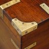 Victorian brass bound trunk corner