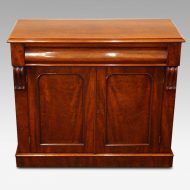 Victorian mahogany waterfall drawer chiffonier