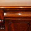 Victorian mahogany waterfall drawer chiffonier drawer detail