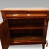 Victorian mahogany waterfall drawer chiffonier interior