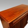 Victorian mahogany waterfall drawer chiffonier top