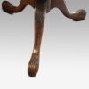 1930s oval walnut coffee table base