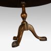 1930s oval walnut coffee table side