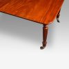 19thc. mahogany fluted leg extending dining table corner