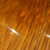 19thc. mahogany fluted leg extending dining table top grain