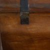 Antique Colonial teak precious item storage trunk hinge
