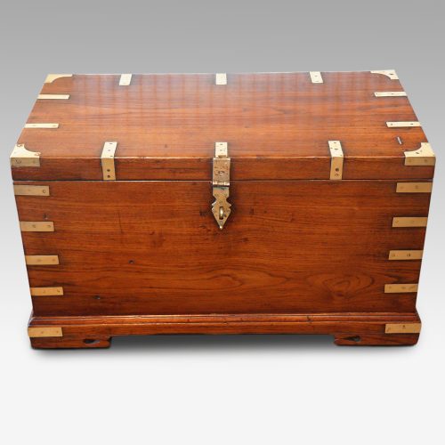 Antique officers uniform chest
