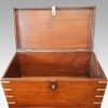 Antique officers uniform chest interior