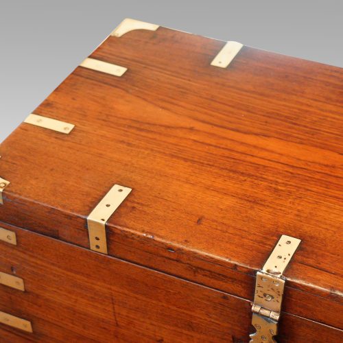 Antique officers uniform chest top