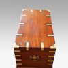 Antique officers uniform chest top view