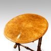 Victorian burr walnut baby Sutherland table top view