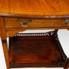 Edwardian inlaid rosewood dropflap table handle