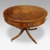 Edwardian mahogany drum table