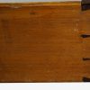 Regency mahogany sofa table drawer lining