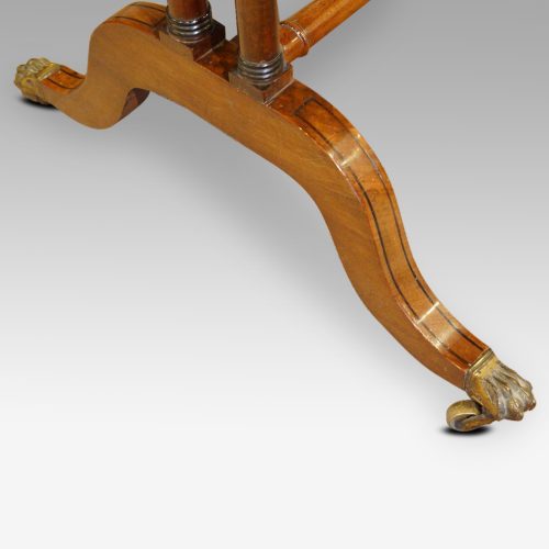Regency mahogany sofa table end legs