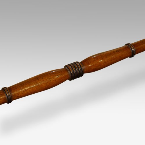 Regency mahogany sofa table pole stretcher