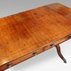 Regency mahogany sofa table top detail