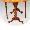 Victorian burr walnut baby Sutherland table base