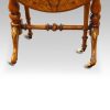 Victorian burr walnut baby Sutherland table closed