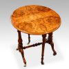 Victorian burr walnut baby Sutherland table