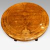 Victorian oval inlaid walnut coffee table top