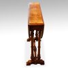 Victorian walnut small Sutherland table end view