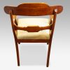 William IV mahogany scroll arm desk chair rear