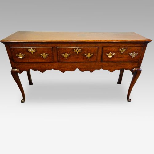 Antique oak dresser base