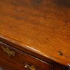 Antique oak dresser base drawer detail