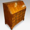 Georgian walnut bureau angle