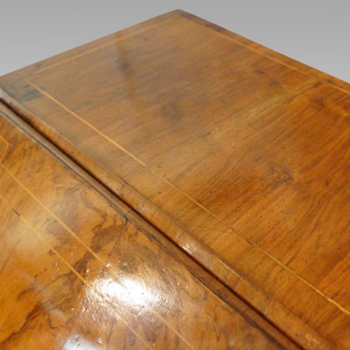 Georgian walnut bureau top
