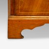 Georgian walnut bureau bracket foot