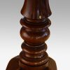 Regency mahogany work table column