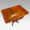 Regency mahogany work table flaps up