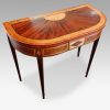 Sheraton inlaid mahogany card table