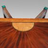 Sheraton inlaid mahogany card table rear legs